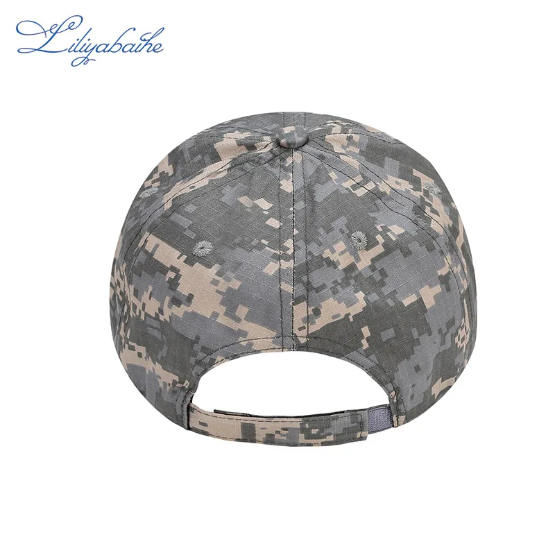 Модная кепка LILIYABAIHE хлопковая камуфляжная бейсболка с snapback и логотипом вышивкой |