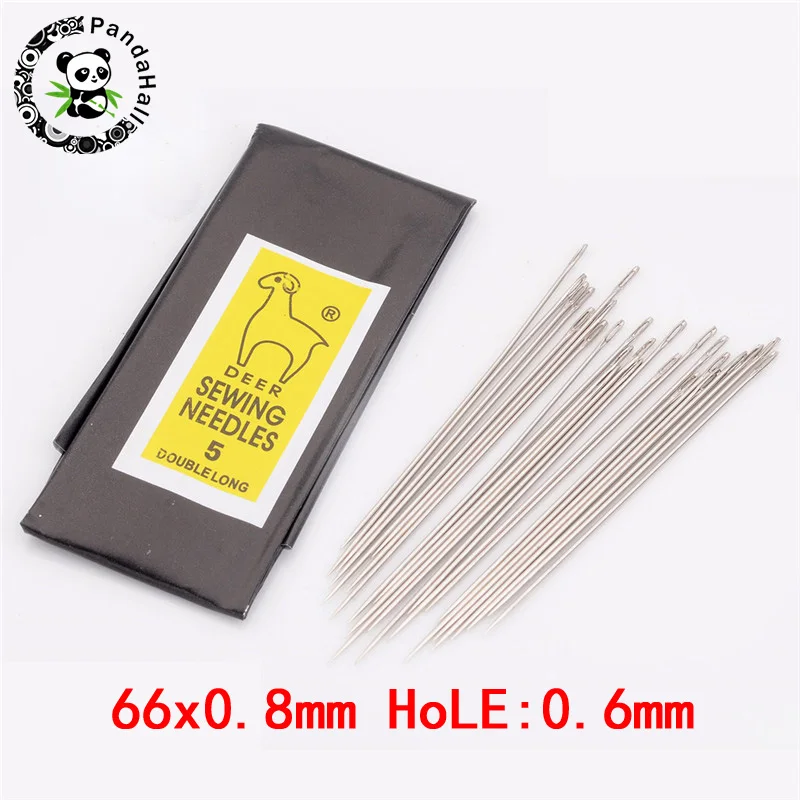 66x0.8mm 40 мм 48 мм 52 мм/55 мм/66 мм железа Бисер инструменты для игл для изготовления ювелирных изделий браслет Цепочки и ожерелья DIY 10 мешков 25 шт./пакет - Цвет: 66x0.8mm