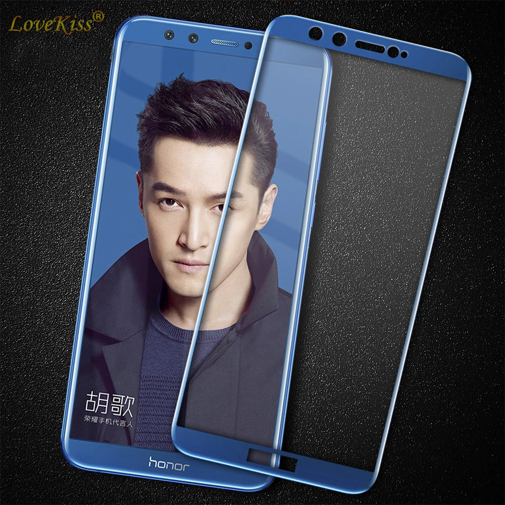 Y5 Y6 Prime 2018 Полное покрытие экрана стеклянная пленка для Huawei Honor 7A 7C Pro AUM L41 L29 защита