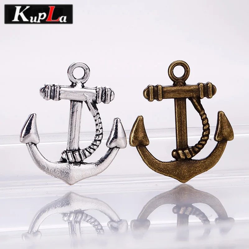 Винтажные металлические морские Подвески с якорем Сделай Сам ювелирные изделия