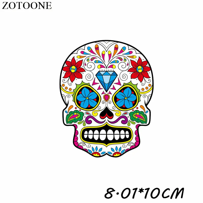 Наклейки для одежды ZOTOONE с термопередачей утюжок Переводные патчи сахаром и
