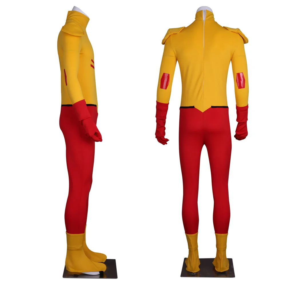 Young Justice флэш малыш флэш Комбинезоны для косплея есть маска
