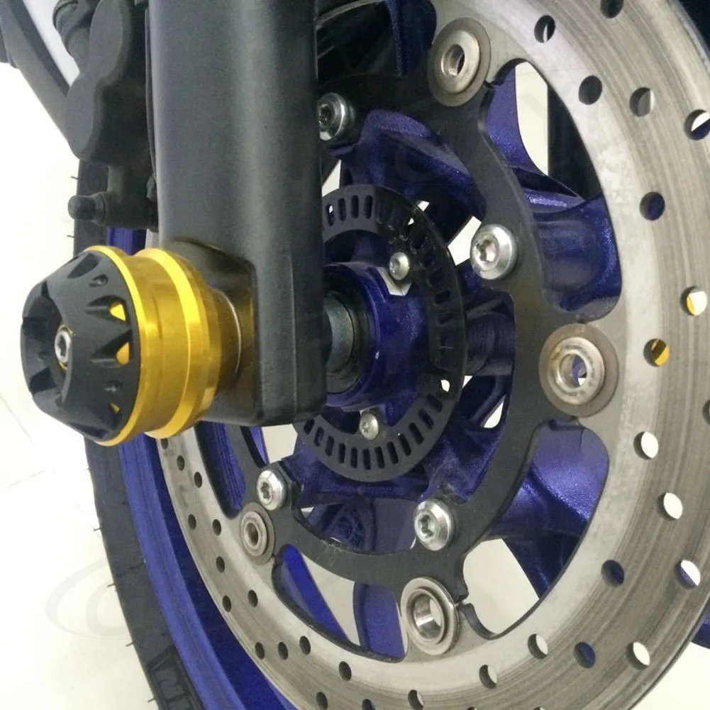 CNC мотоцикл ось вилка Краш ползунки протектор для Yamaha YZF R25 R3- алюминий