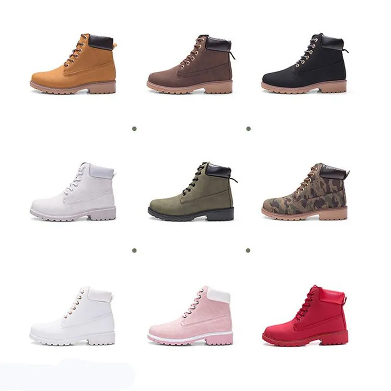 

Couple models Martin boots men's boots PU boots women's big shoes rhubarb shoes short boots boots2018