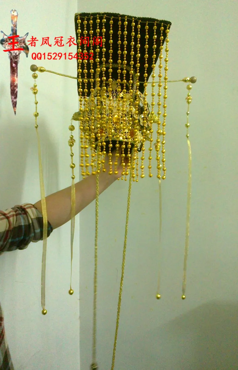 Высокое качество китайские древние волосы императрицы диадема женский костюм