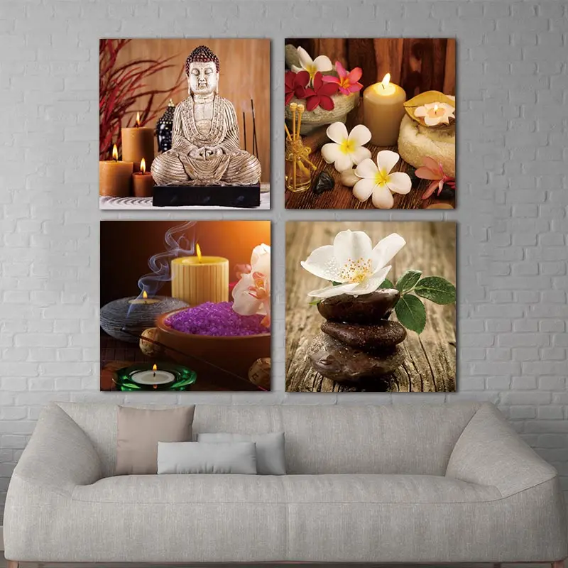 Картина на холсте для стены картины гостиной 4 шт. холст Современная печать