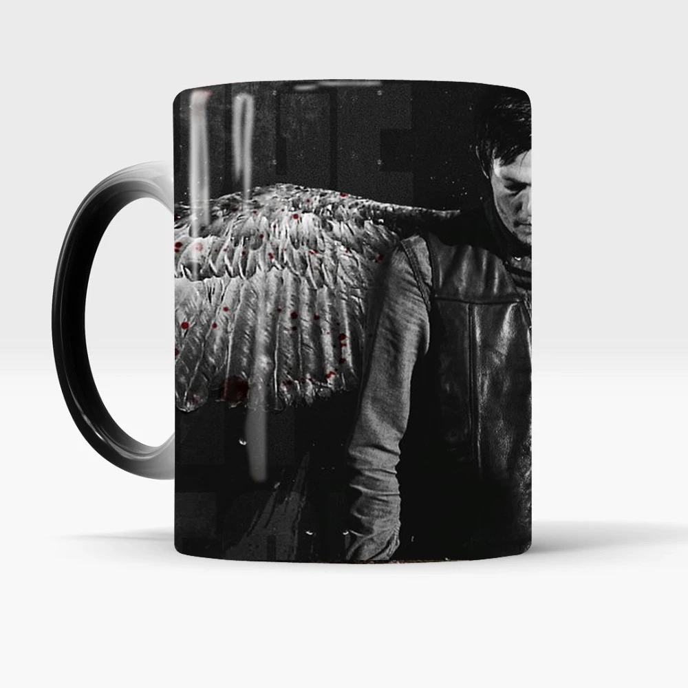 The Walking Dead Дэрил Диксон Цвет изменение Теплочувствительный Керамика Кофе Чай чашку