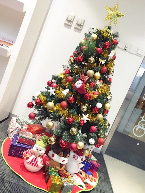 Рождество с изображением яблока/Подарочный пакет для дома в канун Рождества