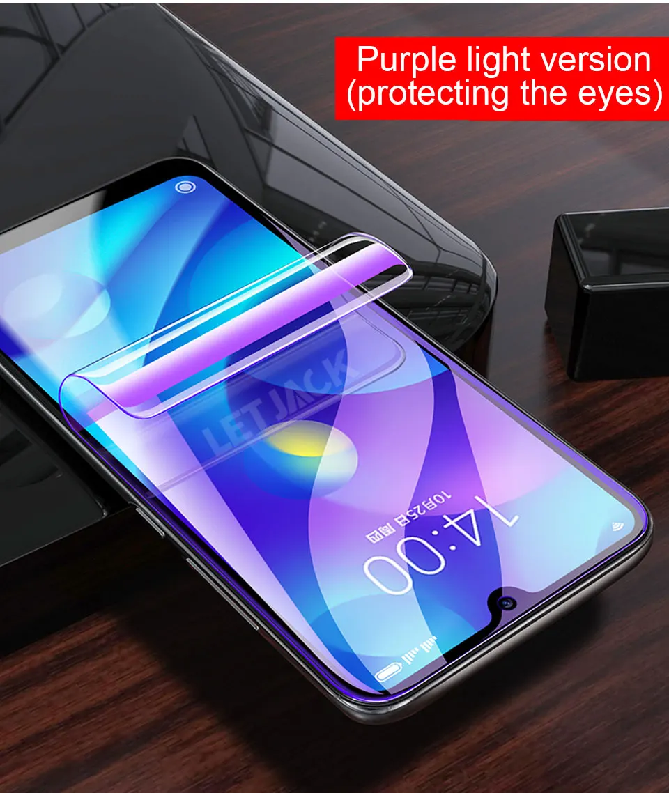 3D полное покрытие мягкая Гидрогелевая пленка для Xiaomi 9 8 SE Lite Redmi Note 7 6 Pro Черная Акула Helo2 Защитная пленка для экрана
