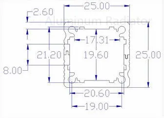 5 шт. коробка usb 25*25-40 мм корпус лазера/алюминиевый корпус/чехол для мобильного