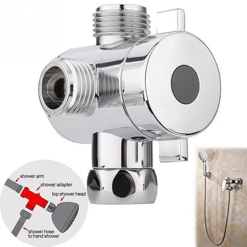 ABS G1/2 ''Ванная комната аксессуар трехходовой клапан воды для туалета биде переключатель для душа клапан Кухня водопроводные краны смесителей