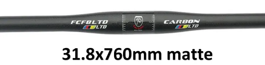 matte FCFB матовые велосипедные Рули из углеродного волокна 3 K, комплекты для горного велосипеда, комплекты для руля, руля для велосипеда, подседельный штырь, углеродные детали - Цвет: matte