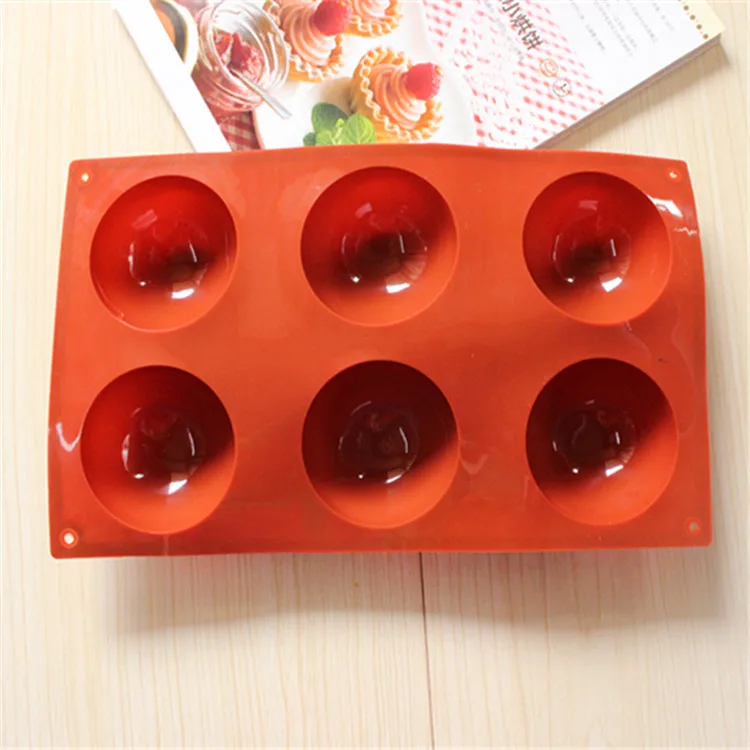 Большой размер 6 отверстий толстая силиконовая куполообразная форма сделай сам