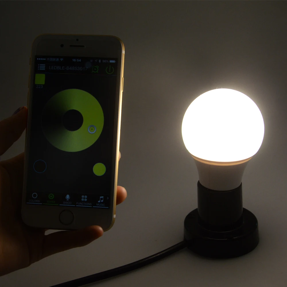 Bluetooth 4.0 LED Bulb Smartphone App Remote Control Led Light E27 RGBW Dimmable Lamp Sleeping Mode Smart Home Illumination | Лампы и
