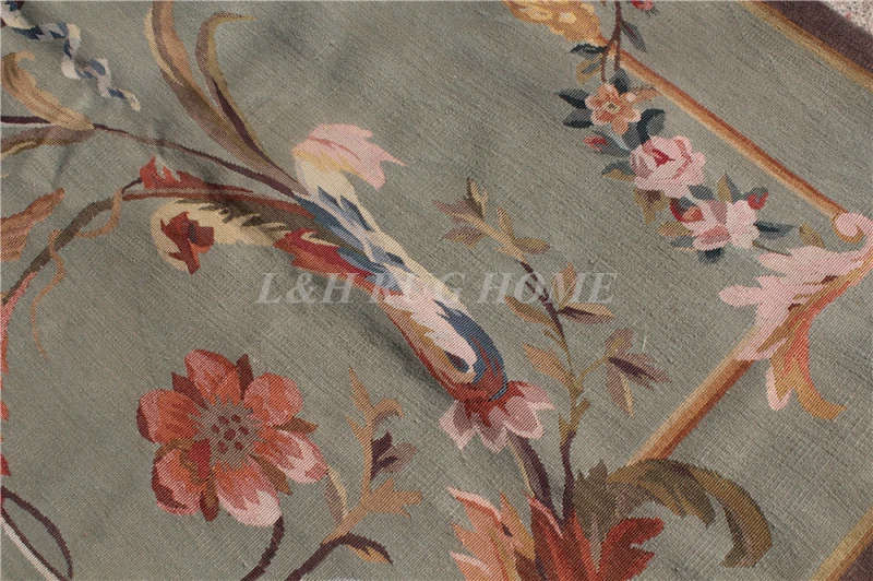 Бесплатная доставка 6'X9' Французский Aubusson ковер 100% ручной работы Новая