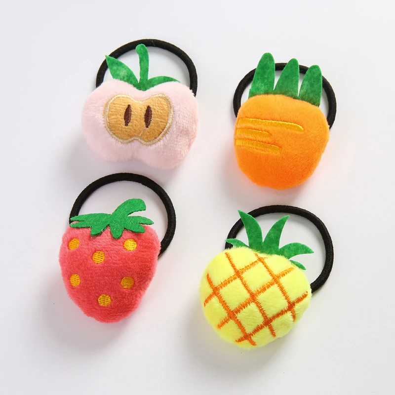 1 шт. плюшевая резинка для волос в виде овощей|Аксессуары девочек| |