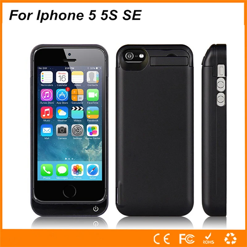 Для Iphone 5 Чехол для аккумулятора 2019 4200 мАч Внешнее зарядное устройство Внешний