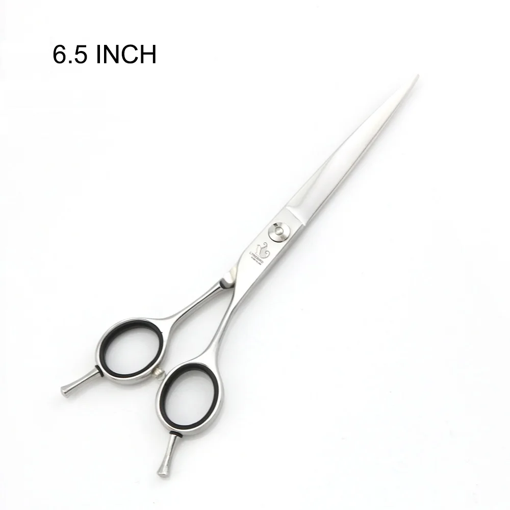 6.5 INCH no box Профессиональные пильные ножницы для Волос Сухие ножницы для стрижки волос зубчатое лезвие 6 6,5 7 дюймов пильное лезвие lyrebird Высший - Цвет: 6.5 INCH no box