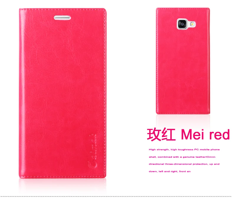 Высококачественный чехол книжка из натуральной кожи с подставкой для Samsung Galaxy A7