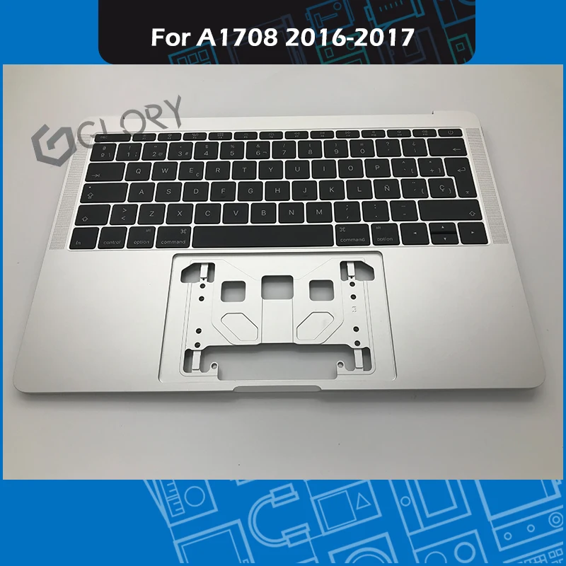 Ноутбук серебристый A1708 верхний корпус для MacBook Pro Retina 13 дюймов 2016 2017 Упор рук с