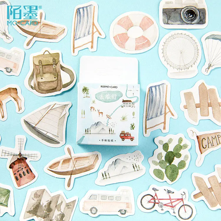 45 шт./компл. kawaii стикер для канцелярских товаров creativa прекрасный птичка узор дневник бизнес планирования школьные принадлежности канцелярские товары Рождественский подарок - Цвет: 326