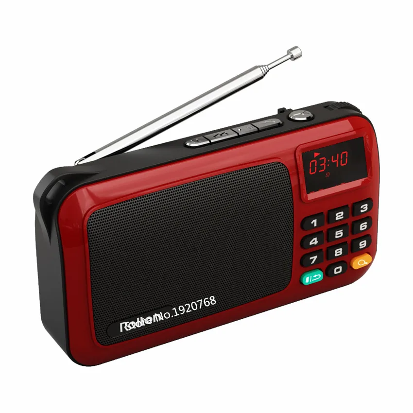 Портативный FM радио Динамик миниатюрный проигрыватель W405 с Бесплатная доставка