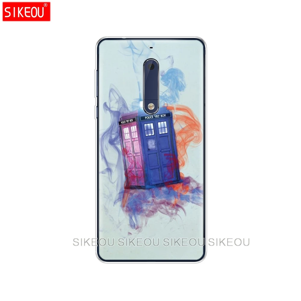 Силиконовый чехол для телефона Nokia 5 3 6 7 PLUS 8 9 /Nokia 1 2 2018 Tardis Box Doctor Who | Мобильные