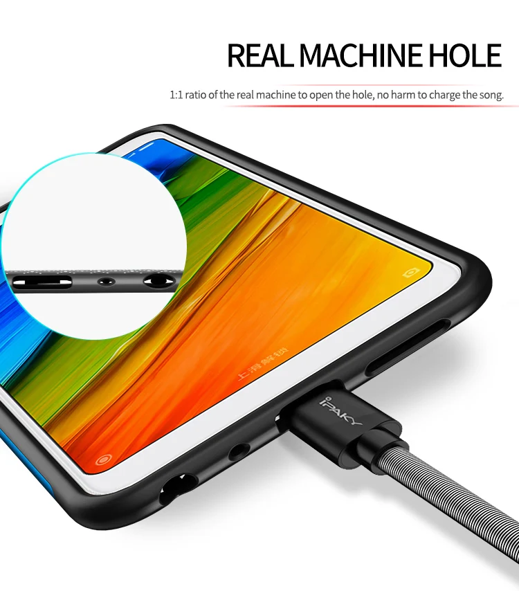 Для Xiaomi Redmi Note 5 Чехол iPaky Note 5 Global Ver силиконовый ПК Бампер гибридный защитный чехол для Xiaomi Redmi Note 5 Pro Чехол