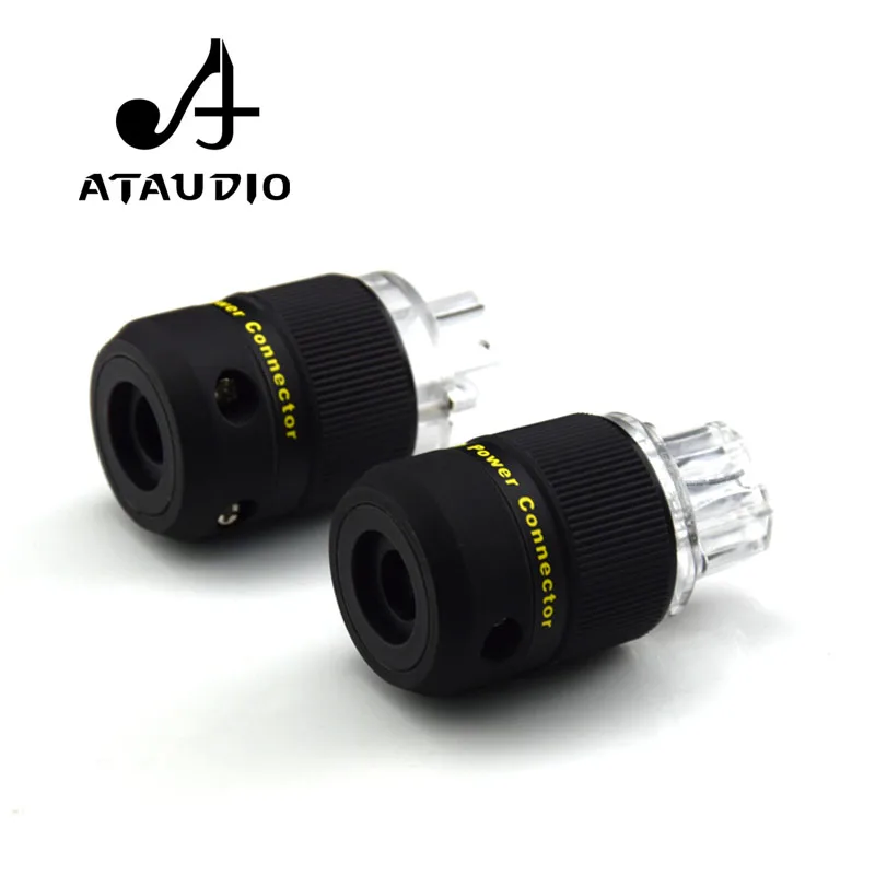 ATAUDIO Hifi Разъем питания Hi end родиевое покрытие одна пара США + IEC разъем|Коннекторы и