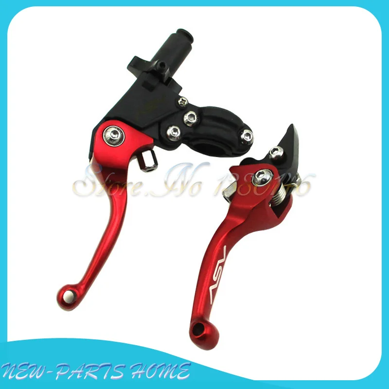Красные новые алюминиевые складные сцепные рычаги для SDG SSR Orion Coolster Taotao Pit Dirt Bicks