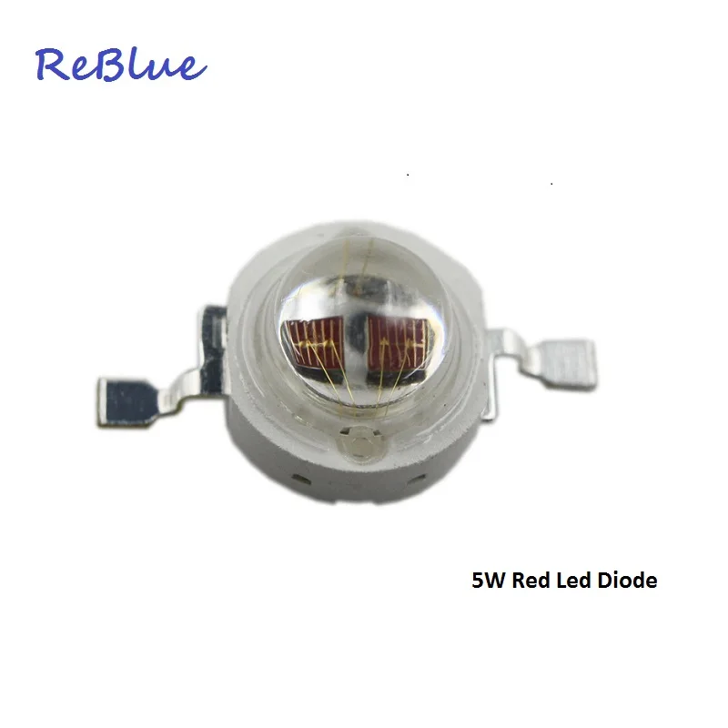 Reblue светодиодный Диод 5 Вт светодиодный Диод 3 Вт 850нм инфракрасный светодиод 660нм 3 Вт светодиодный Диод ИК-чип 850нм 940нм красный 660нм 600нм 590нм 740нм мощность