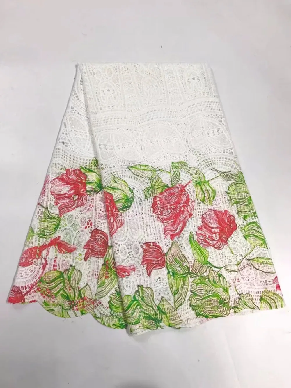 Гэри-афро-Кружево белый гипюр шнур Кружево ткани высокого качества Африканский