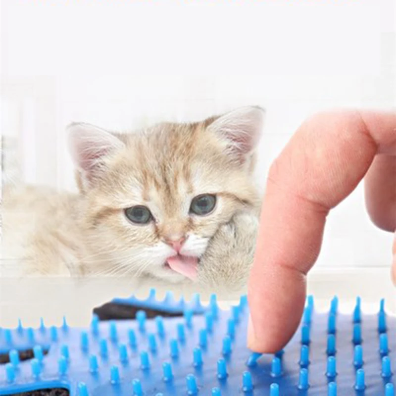 Силиконовая Щетка для собак и кошек перчатка бережного эффективного удаления