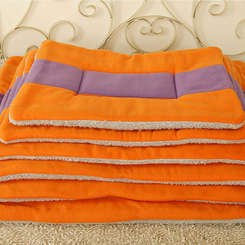 Кошки и собаки коврик желтый фиолетовый мягкий теплый для питомца подушка собака