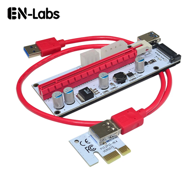 Кабель для майнинга PCI Express PCI-e 1X к 16X USB 3 0 устройство биткоинов X16 e адаптер питания