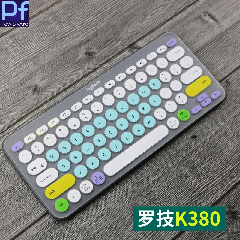 Ультратонкий силиконовый чехол для клавиатуры ноутбука Logitech K380 защитная пленка