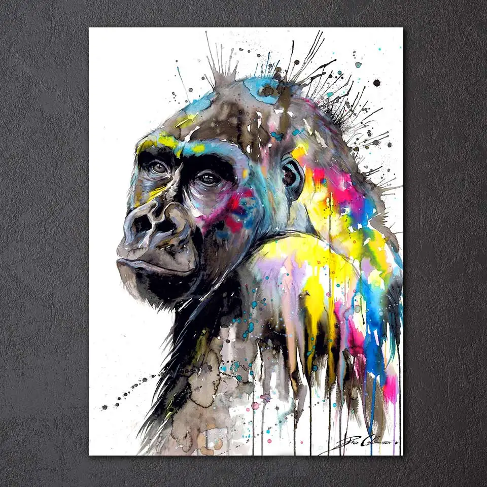 1 шт. абстрактный настенный постер с изображением животных|picture for living room|wall pictureshd