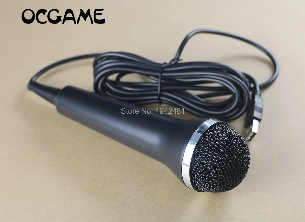 Универсальный USB проводной микрофон OCGAME черный для PS2/PS3/Xbox One/Xbox 360 Wii/ПК компьютера