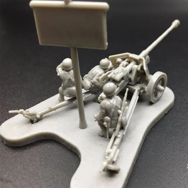 Новинка 1:72PAk40 противотанковый пистолет стереоскопическая сборка модель Военная
