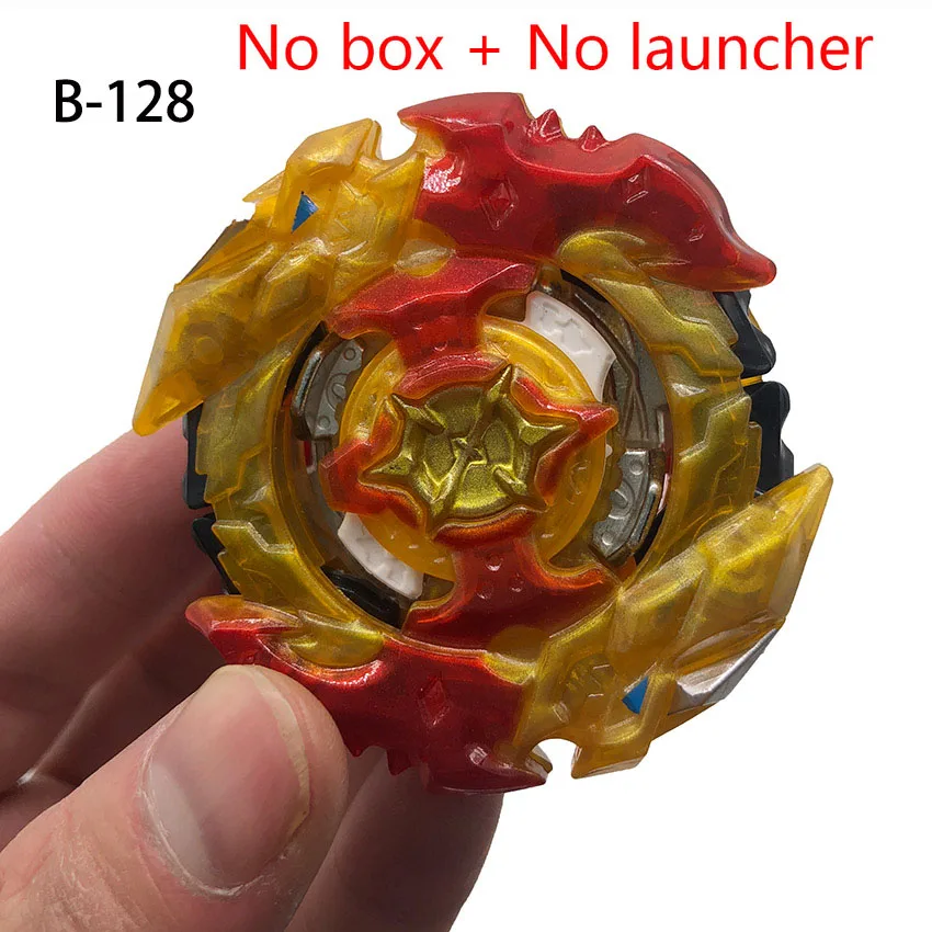 B128 No launcher Beyblade Burst Arena Toupie Beyblade Burst B133 Металл Fusion без пускового устройства и коробки Bey blade B110 B104 B129 лезвия игрушки - Цвет: B128 No launcher