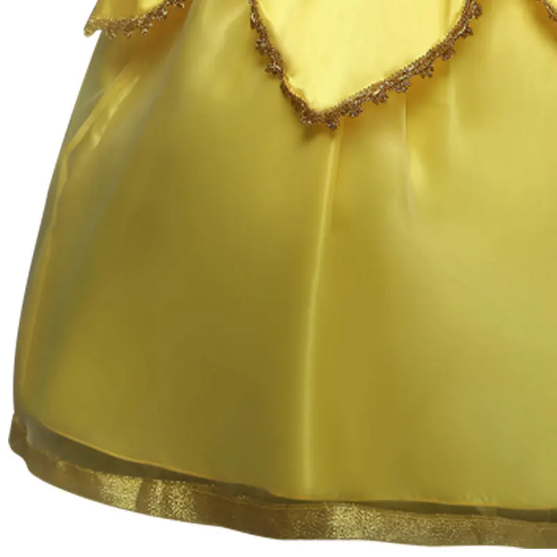 Beauty and The Beast Cosplay Dress Halloween Costume Belle Princess for Girl Masquerade Carnival Kids Roles Play Suit | Тематическая