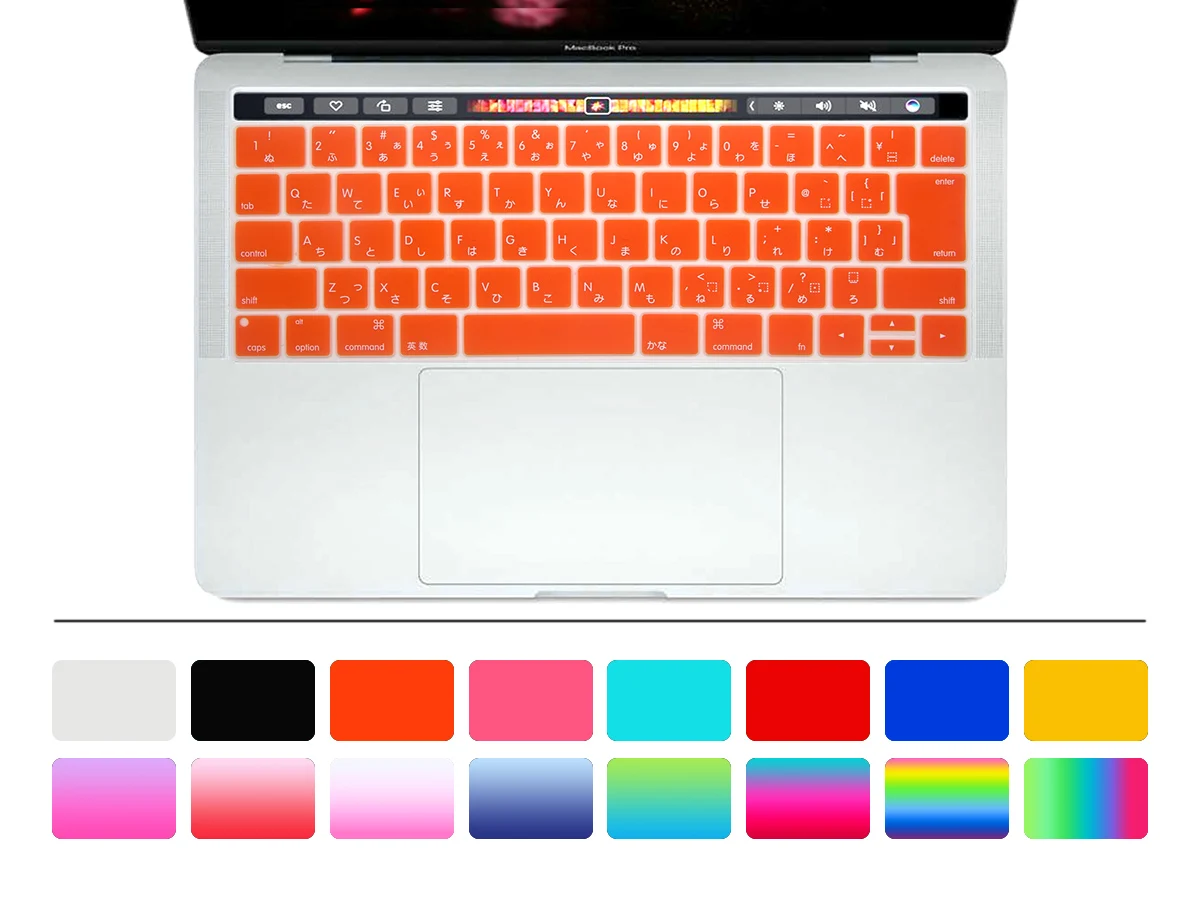 Чехол для японской клавиатуры кожаный чехол Macbook New Pro 13 &quotA1706 и Retina 15&quot A1707 2017 с