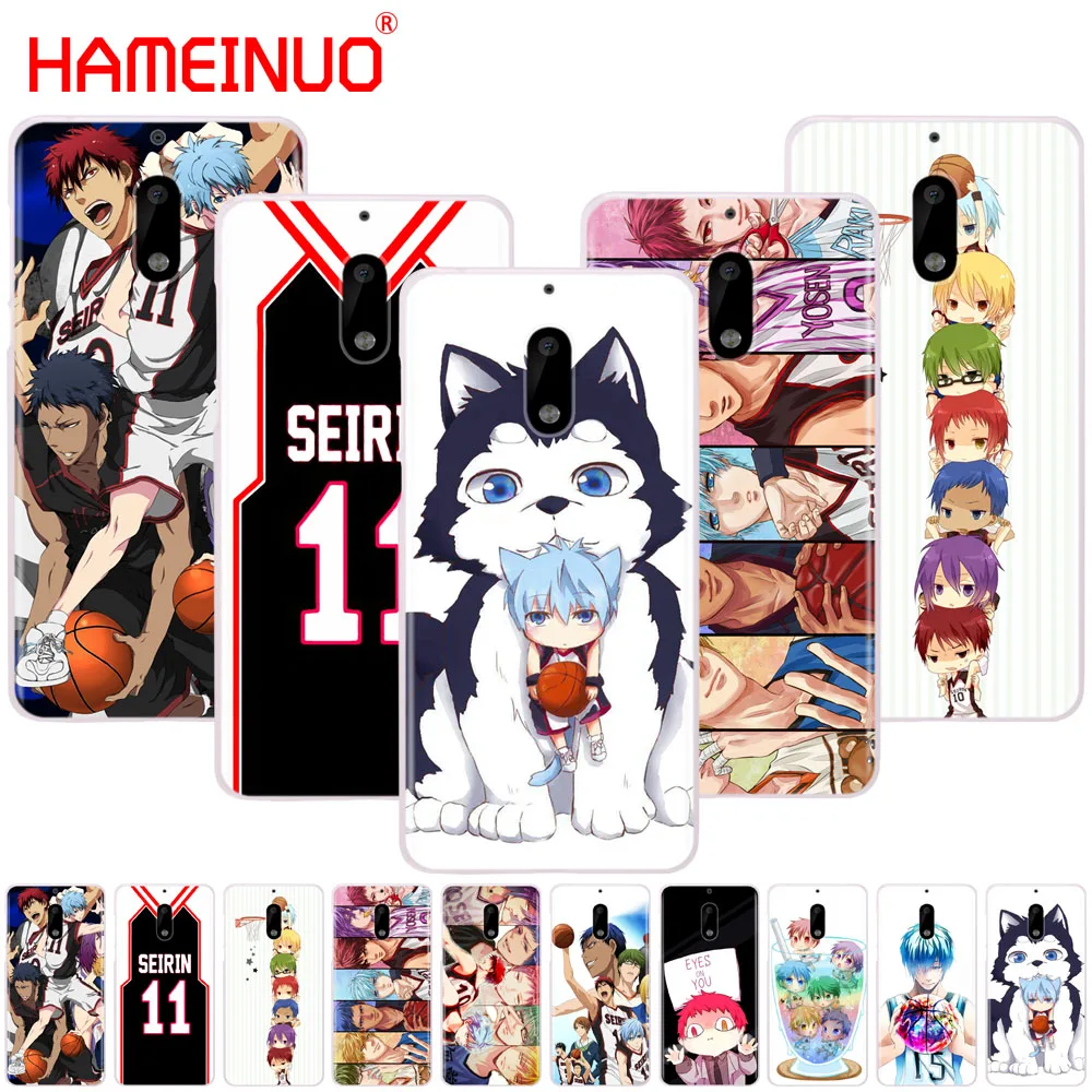 HAMEINUO Kuroko без корзины kawaii Tetsuya аниме чехол для телефона Nokia 9 8 7 6 5 3 Lumia 640 640XL