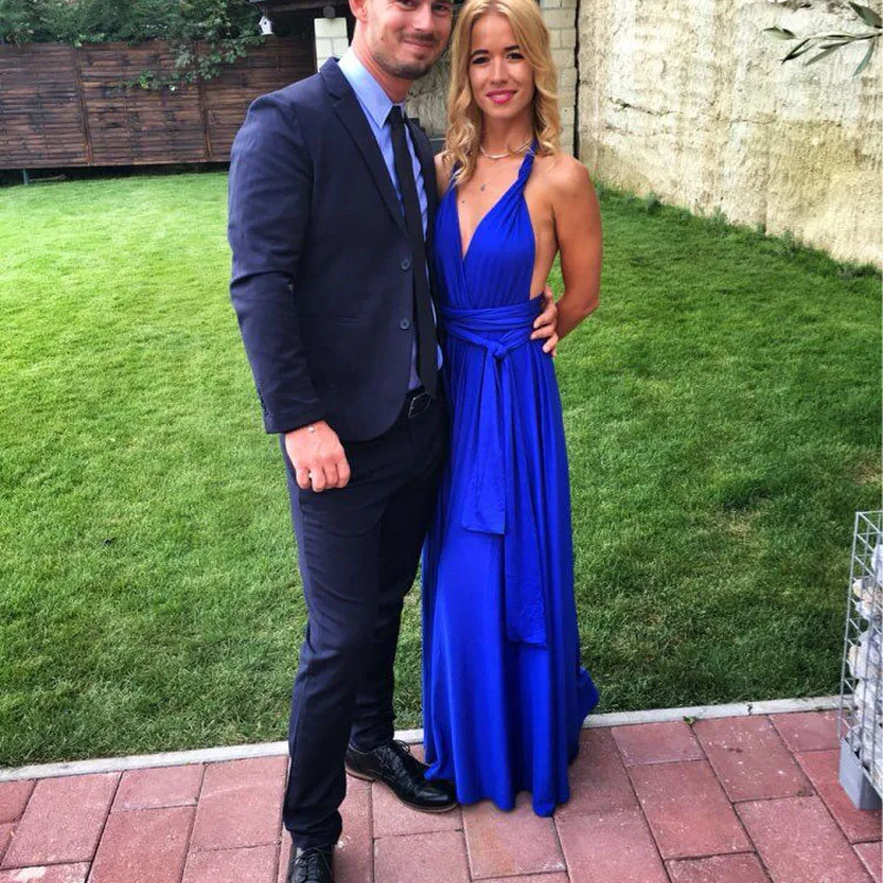 Женское платье длинное летнее в богемном стиле повседневное Бандажное вечернее