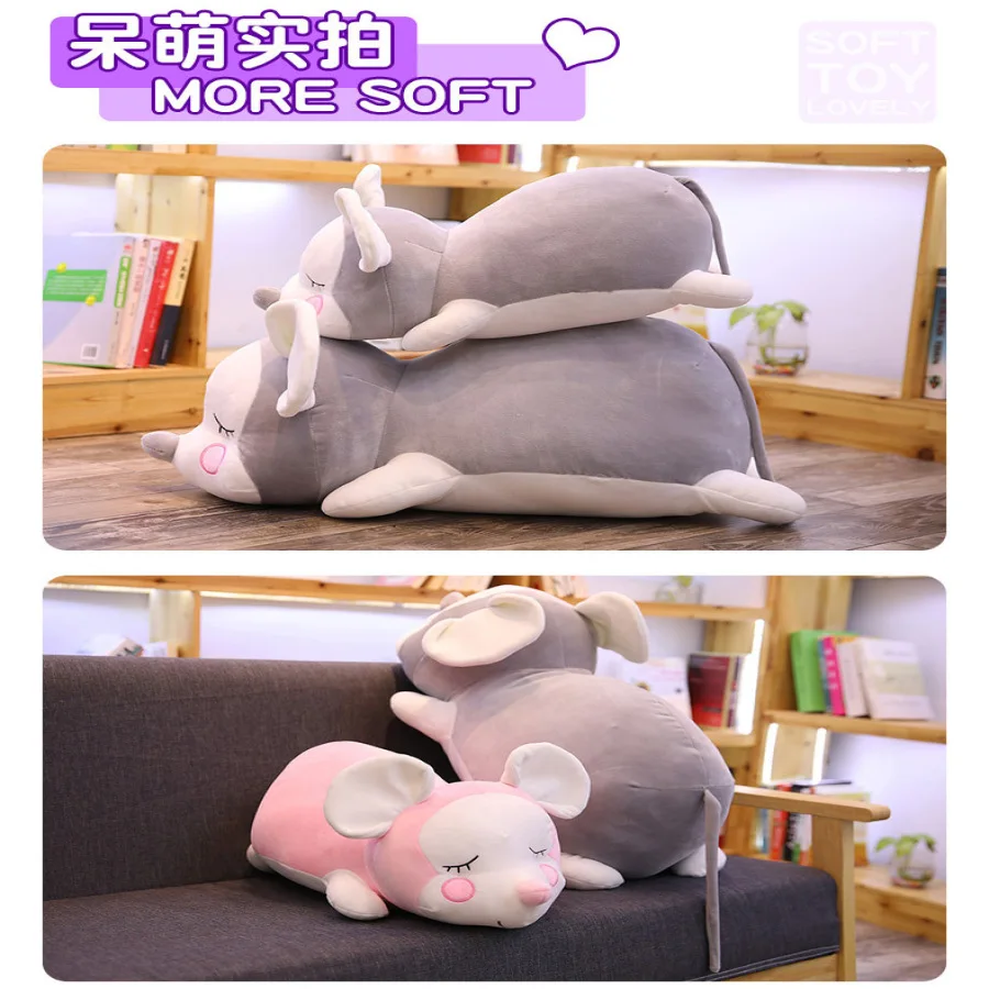 Wholesale cartoon cute mouse figurine pillow rat year mascot zodiac plush toy | Игрушки и хобби