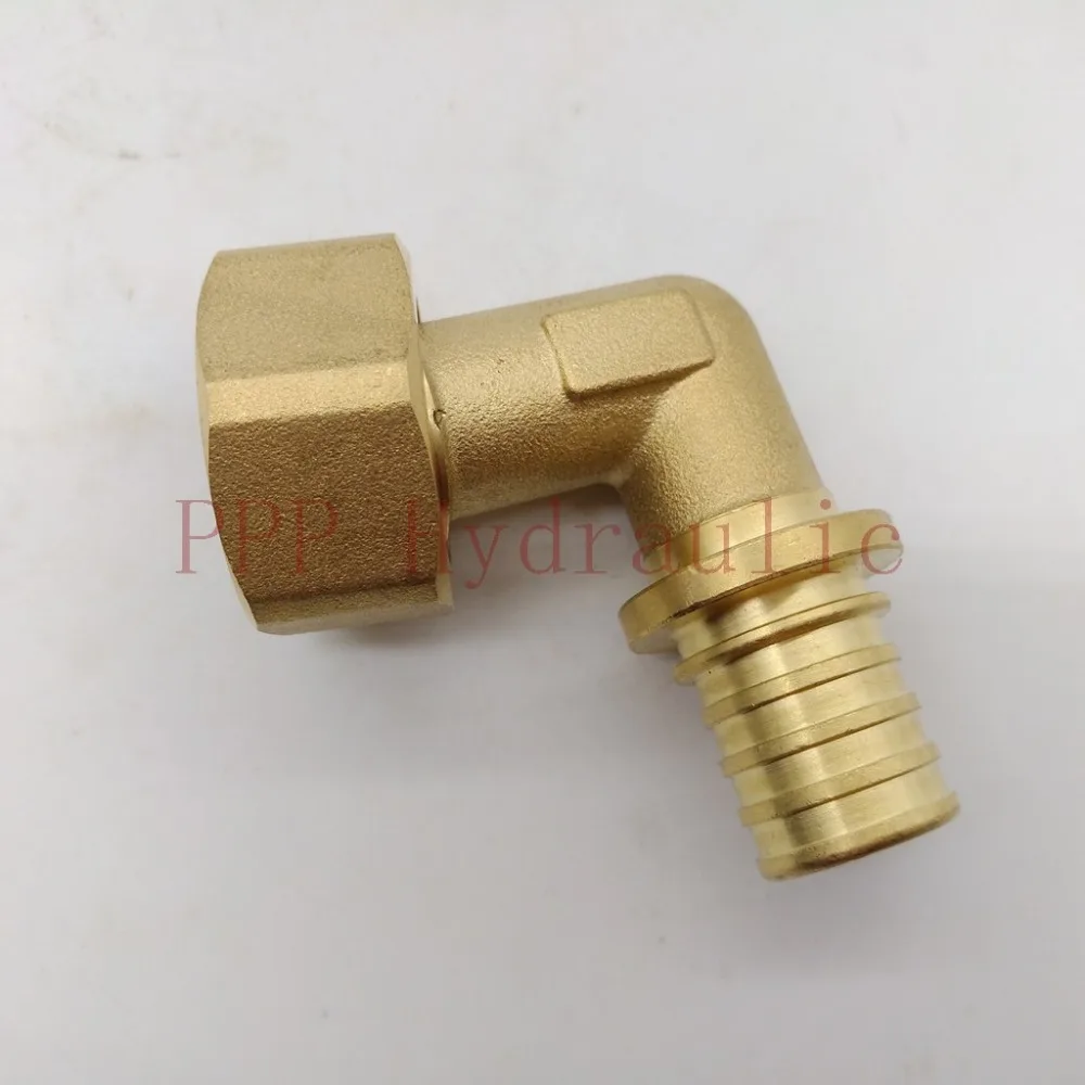 Подвижная внутренняя резьба 1/2 &quotлокоть латунный фитинг трубы S16 подходит для