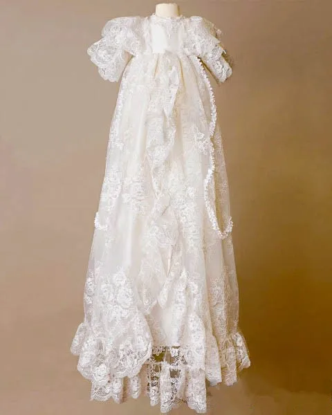 Великолепное белое платье цвета слоновой кости для маленьких девочек на