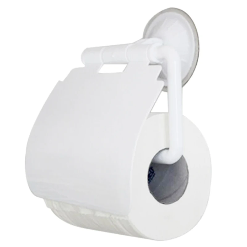 

New Style Fashion Creative Tissue Box Bathroom Lavatory Sucker Wall Mounted Toilet Paper Holder Cover Roll Tissue Box Storage