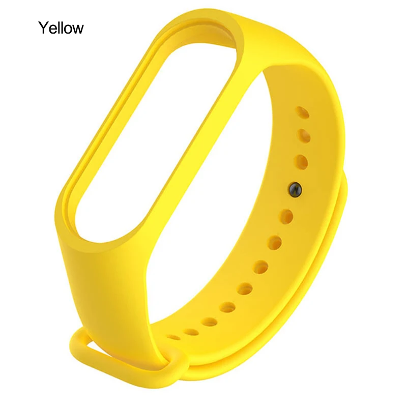 Yellow 10 цветов, фитнес-часы, спортивный выпуск, ремешок, ремешок для часов, браслет, ремешок на запястье, сменный ремешок для смарт-часов M3, аксессуары - Цвет: Yellow