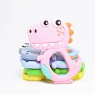 1 шт., силиконовая Игрушка-грызунок